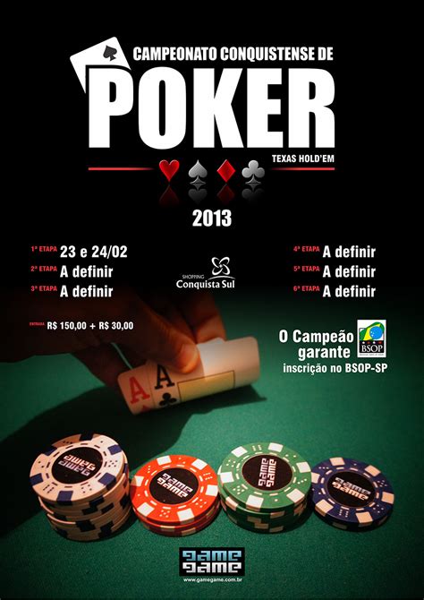 Torneio de poker cartaz modelo
